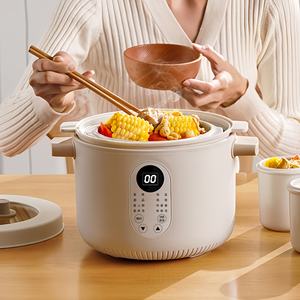 Appareils ménagers 1L <span class=keywords><strong>Mijoteuse</strong></span> électrique Céramique Céramique blanche <span class=keywords><strong>Mijoteuse</strong></span> électrique <span class=keywords><strong>Mijoteuse</strong></span> Soupe Cuisson - Product Image 3