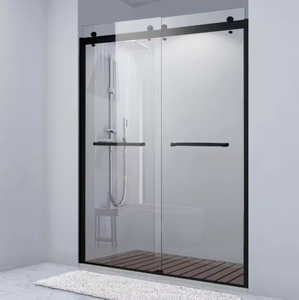 Écran de <span class=keywords><strong>douche</strong></span> sans cadre élégant haute transparence, pas de coins morts d'hygiène pour la maison hôtel SGCC approuvé - Product Image 4