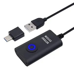 USB Mouse Jiggler Mouse Mover with Random movement, On/Off Switch Keeps Computer Awake,Driver-Free
