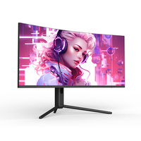 34 Inch Curved Intel I9 I7 16G 512G SSD Fast Stable Wholesale Custom Pro Office Business AIO PC All in One PC Desktop Computer