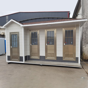 Toilettes mobiles portables en acier, design moderne, durables, pour utilisation en extérieur sur les chantiers et dans les parcs - Product Image 1