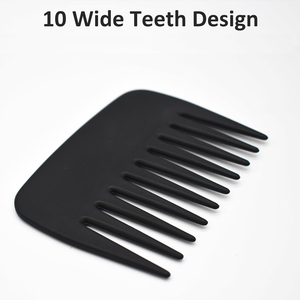 Nouvel Arrivage <span class=keywords><strong>Peigne</strong></span> de poche en plastique anti-statique pour cheveux bouclés et humides, <span class=keywords><strong>Peigne</strong></span> à barbe, Petite brosse à cheveux, Outil de coiffure, <span class=keywords><strong>Peigne</strong></span> à dents super larges - Product Image 4