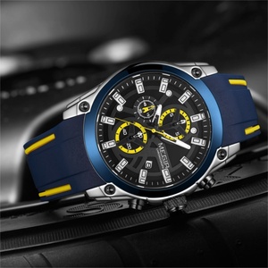 Relojes MEGIR 2144 para Hombre, Reloj de Pulsera Deportivo con Correa de Silicona, Cronógrafo para Hombre - Product Image 5