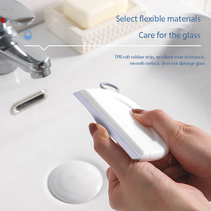 Silecek bıçak, küçük silecek, banyo cam temizleme aracı, silikon temizleme aracı, banyo lavabo için Mini silecek. - Product Image 3