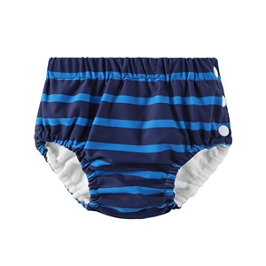 Maillot <span class=keywords><strong>de</strong></span> <span class=keywords><strong>bain</strong></span> UPF 50 pour enfants avec chapeau <span class=keywords><strong>de</strong></span> soleil et pantalon <span class=keywords><strong>de</strong></span> <span class=keywords><strong>bain</strong></span> respirant Ensemble 2 pièces en Spandex/Nylon Couches Nappy Friendly - Product Image 4