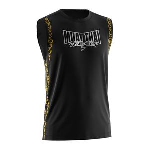 Chaleco Deportivo Sublimado Transpirable de Alta Calidad, Personalizado, para Hombre, Ropa Deportiva Informal de Verano para Correr, Muay Thai y Boxeo - Product Image 3