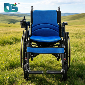 <span class=keywords><strong>Fauteuil</strong></span> <span class=keywords><strong>roulant</strong></span> électrique pliable omnidirectionnel à 5 vitesses réglables, <span class=keywords><strong>avec</strong></span> poignées surélevées et jambes détachables, pour personnes à mobilité réduite - Product Image 4