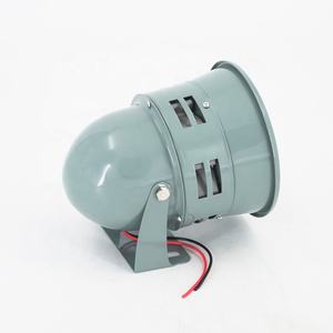 Keras Motor listrik digerakkan logam Alarm serangan udara sirene <span class=keywords><strong>12V</strong></span> berlapis krom - Product Image 5