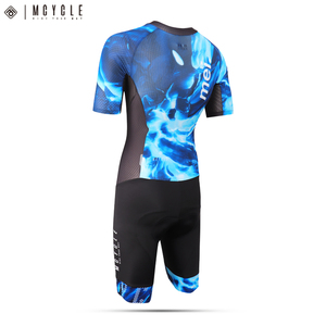 Mcycle đua cắt đội tùy chỉnh da phù hợp với Aero năng động Ngắn Tay Áo đi xe đạp speedsuit nam mùa hè thoáng khí - Product Image 3