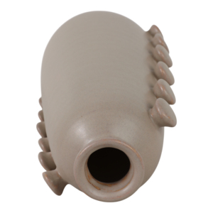 Vaso Decorativo in Ceramica con Dettagli Laterali, Formato Piccolo per Arredamento Casa, Ufficio, Soggiorno e Camera da Letto - Product Image 6