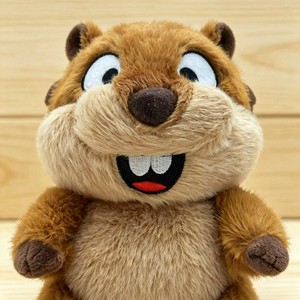 Peluche de chipmunk de <span class=keywords><strong>dessin</strong></span> <span class=keywords><strong>animé</strong></span>, jouet en peluche doux, poupée en tissu brodée aux yeux, cadeau mignon pour la décoration de chambre d'enfant - Product Image 5