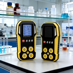 High Accuracy Portable Multi Gas Detector 4 in 1 Rechargeable CO LEL Analyzer with LCD Display and Alarm - Product Image 1
