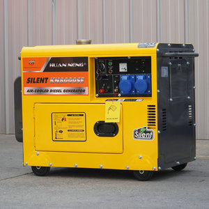 Huan Neng Silent Kn8000se Air Cooled Diesel <b>Generator</b> 8 Kw Single Phase 220V Household Use - Product Image 1