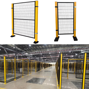 <span class=keywords><strong>Robot</strong></span> de livraison rapide, clôture de sécurité |   Clôture de sécurité pour l'automatisation des entrepôts aux normes européennes, 1,5 m, acier galvanisé 3 mm, CE - Product Image 1
