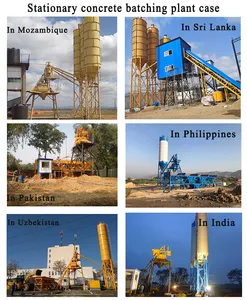 HZS90 Concrete Batching Plant 90m3 Batching Plant Concrete Mixing Station Concrete Plant Prices Belt Plant For Sale