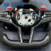 Volant CS en fibre de carbone et faux daim avec LED pour mise à niveau BMW G20 G21 G22 G23 G26 G30 G11 G12 G31 G38 X1 X2 X3 X4 X5
