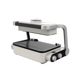 Elektrische Indoor Sandwichmaker van RVS, <span class=keywords><strong>Panini</strong></span> Grill met Digitaal Touchscreen, Rookvrij, Verwijderbare Platen voor Huishoudelijk Gebruik - Product Image 2