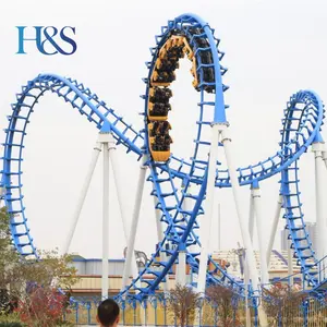 Peralatan Taman Hiburan Wahana Menakjubkan Rollercoaster Wahana Taman Hiburan