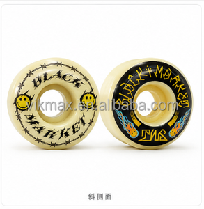 BM 52MM 101A PU Skateboard Wheels High Rebound Anti-Slip Street Wheels OEM Custom Logo - Product Image 3