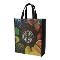 Fabricant chinois de sacs d'épicerie de haute qualité pour supermarchés, sacs en tissu non tissé PP recyclable avec logo imprimé personnalisé