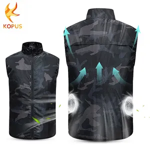 Air-conditioning clothing summer cooling 5V/7.4V/12V Camouflage vest men's and women's cooling vest with fan vest