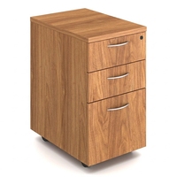 Meuble de rangement mobile en bois à 3 tiroirs, petit meuble de rangement en MDF, meuble de classement mobile pour bureau