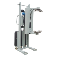 Nuevo Elevador de Fardos Semiautomático Huize de 1600 mm, Capacidad de Carga de 150 kg, Apilador de Barriles Móvil para Restaurantes y Comercios