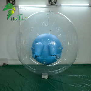 Doppio pallone gonfiabile trasparente della fabbrica con il pallone gonfiabile dell'orso all'interno, pallone gigante personalizzato gonfiabile - Product Image 3