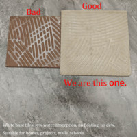 Carrelage Moderne 300x600mm en Porcelaine Mate Antibactérien, Résistant aux Acides et Antidérapant, avec Bordures Effet Briques de Foyer, pour Sols d'Hôtels et Salles de Bain