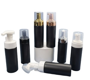 Échantillon GRATUIT – Flacons pompe moussants en plastique doré pour nettoyant cils, shampoing, distributeur de mousse, flacons de voyage vides et rechargeables - Product Image 2