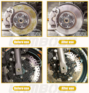 สเปรย์ทำความสะอาดเบรก LAMBOSS 450 มล. เทคโนโลยีจากสหรัฐอเมริกา สเปรย์ทำความสะอาดเบรกสำหรับงานหนัก ผลิตภัณฑ์ล้างรถ ขัดเงา และทำความสะอาด - Product Image 2