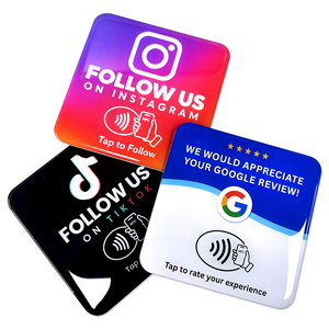 Autocollants NFC en époxy pour TikTok, Instagram, Google, cartes de commentaires Google avec support adhésif - Product Image 3