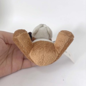 Fabricante OEM ODM de Juguetes de Peluche Personalizados de Perros Adorables para Regalos de Recuerdo, Mini Llaveros de Peluche de Perro <span class=keywords><strong>Sharpei</strong></span> - Product Image 4