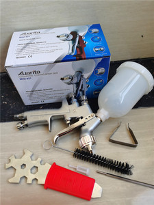 Para <span class=keywords><strong>Auarita</strong></span> <span class=keywords><strong>MINI</strong></span> pistola pulverizadora de potencia 1,0 1,2mm boquilla herramienta de pintura de baja presión - Product Image 3