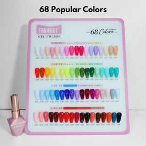 FZANEST Tpo Hema Free, 68 Colores de Uñas, Línea de Salón de Uñas, Colección de Uñas de <span class=keywords><strong>Gel</strong></span>, Uñas Navideñas, Set de Manicura Removible - Product Image 6