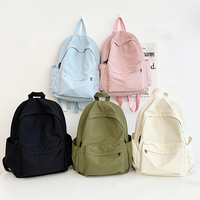 Sac à dos cartable léger multi-poches avec logo de marque personnalisé pour étudiants cartable sac à dos universitaire décontracté en nylon