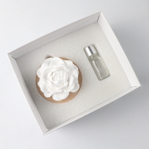 Ambientador de yeso aromático a base de madera surtido, difusor de aceite esencial de fragancia para el hogar de cerámica perfumada con flor de Jazmín de porcelana - Product Image 6