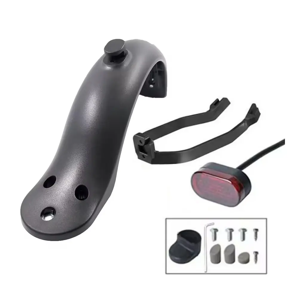 Rear Fender With Hook of scooter parts For m365/m365pro Electric Scooter Replacement Parts Mud Guard and Light