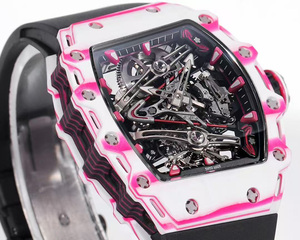 Reloj Mecánico Automático de Lujo de Fibra de Carbono 3802, Deportivo, de Alta Calidad, con Tourbillon y Diseño Hueco - Product Image 3