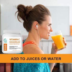 Vitamina <span class=keywords><strong>C</strong></span> en Polvo, Ácido Ascórbico Puro Soluble, Cristales Finos Sin OMG, Promueve un Sistema Inmunitario Saludable y Protección Celular, Potente - Product Image 3