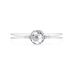 สร้อยข้อมือทองคำ10K 18K สำหรับผู้หญิงพร้อมเพชรสี่ง่ามที่ปลูกในห้องปฏิบัติการมีให้เลือกสีขาวกุหลาบสีเหลืองแบบดั้งเดิม - Product Image 6