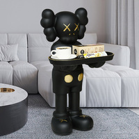 Décoration intérieure moderne personnalisée Statue d'animal chien gorille Table d'appoint Mobilier d'angle latéral canapé de salon Table de chevet pour chambre à coucher