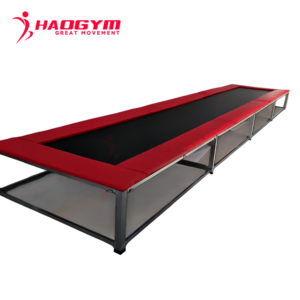 हेमोजिम जिमनास्टिक बच्चे ट्रापोलिन ट्रैक, 6 मीटर/8 मीटर/10 मीटर/12 मीटर अनुकूलित आकार के लिए टम्बल ट्रेम्पोलिन ट्रैक - Product Image 3