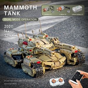 MOULD <span class=keywords><strong>KING</strong></span> 20011 Technique 3296+ pièces Jouets de construction MOC <span class=keywords><strong>Char</strong></span> de Mammoths motorisé Modèle d'assemblage Briques de construction Jouets RC pour enfants Cadeaux - Product Image 5