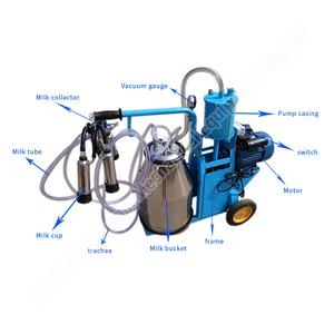 Multifunctional goat fixed milking machine with high quality
