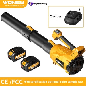 Secador de Pelo Recargable Wanniu, Soplador de Hojas Grande Inalámbrico SOOT, Industrial y Doméstico, Hecho de Plástico, Alimentado por Batería - Product Image 5