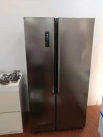 Réfrigérateur-congélateur double porte en acier inoxydable 291L 138L -18~+4 degrés pour la maison