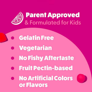 Omega 3 Multivitamin Gummies <span class=keywords><strong>DHA</strong></span> Zinc Bebas Gluten Rasa Buah Vitamin untuk Anak-anak Merek HYX 60 Buah Pencernaan Imunitas - Product Image 2