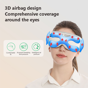 Masajeador de ojos cómodo personalizado para migrañas Máscara de masaje de Ojos de calor vibratorio Aliviar el estrés Dispositivo de cuidado de los ojos para mejorar el sueño - Product Image 5