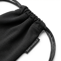 Pochette élégante en microfibre avec cordon de serrage pour bijoux et lunettes, sac d'emballage de luxe sur mesure pour montres et lunettes